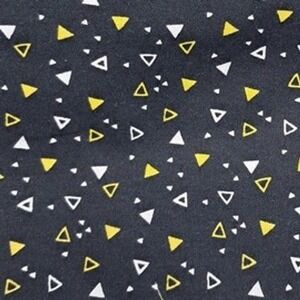 Northcott When‎ Life Gives You Lemons Cotton Fabric, 2 Yards, Yellow Triangles